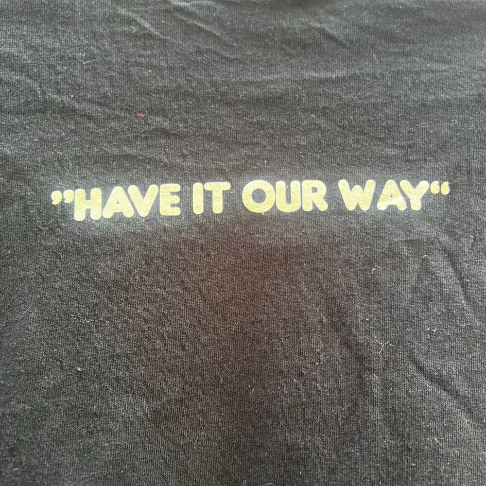 Limp Bizkut (sp?) Burger King Logo Black t-shirt Size XL - Picture 4 of 7